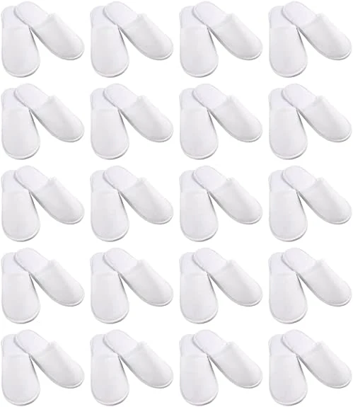 Disposable Guest Slippers Hotel Slippers Non Slip Slippers Unisex for Hotel Travel Home Guest Massage Supplies