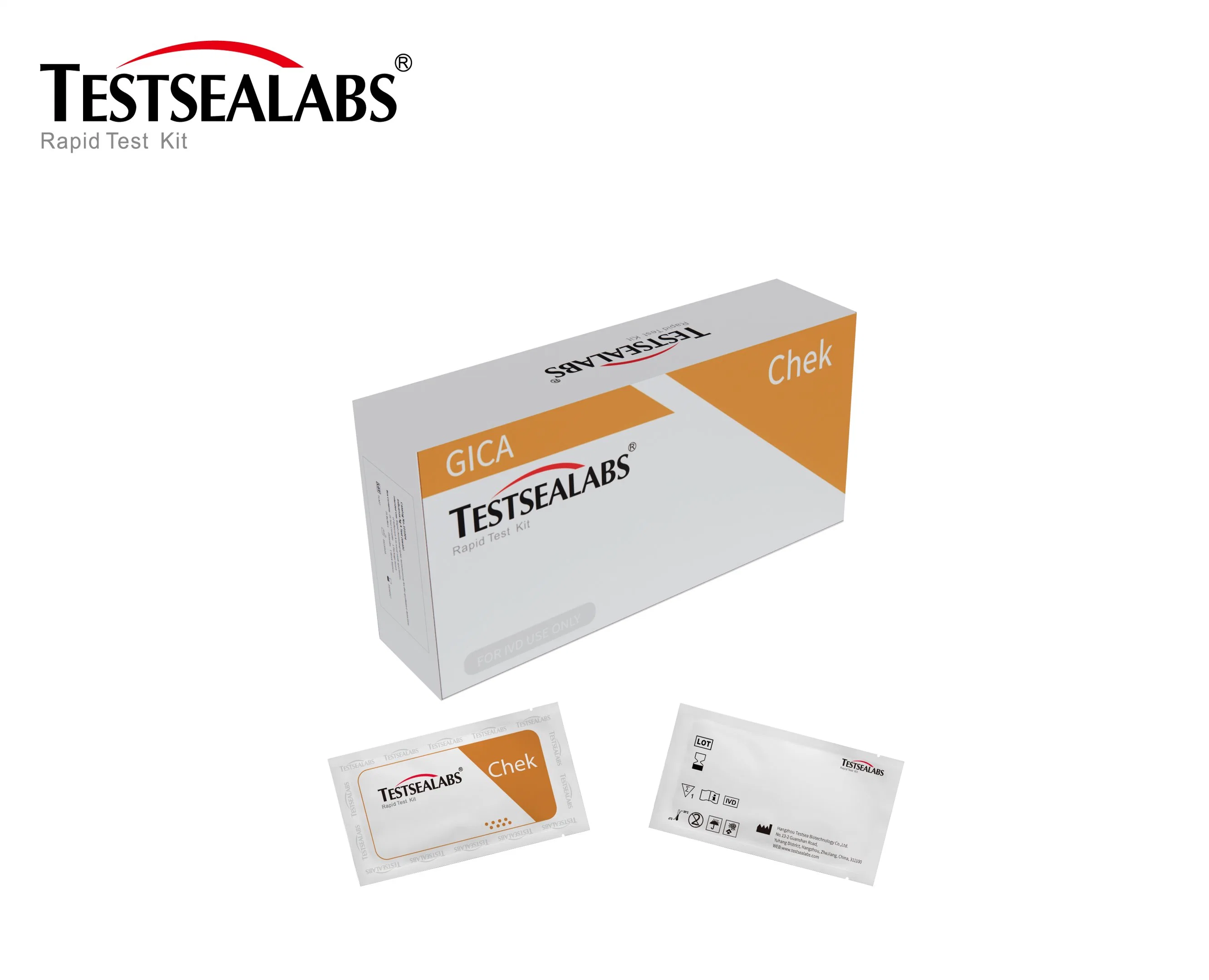 Testseabs Test Tri-Line HIV 1/2 Kit de detección rápida infecciosa Cassette/tira