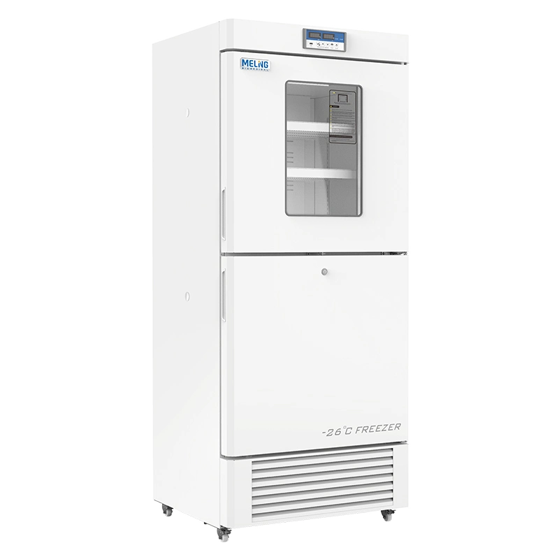 Meling 2~8 -10~-25 Degree 450L Vaccine Lab Medical Combined Refrigerator and Freezer