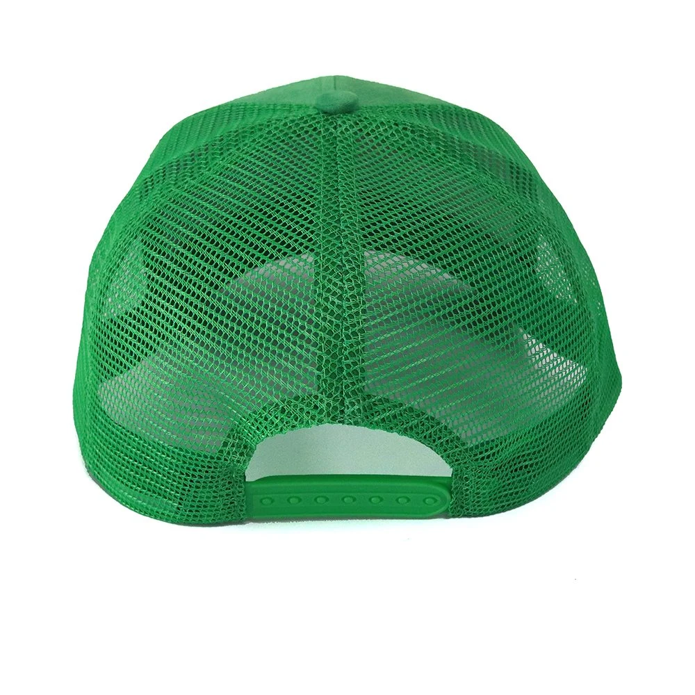 Custom Suede and Mesh Fabric 3D Logo Trucker Mesh Cap