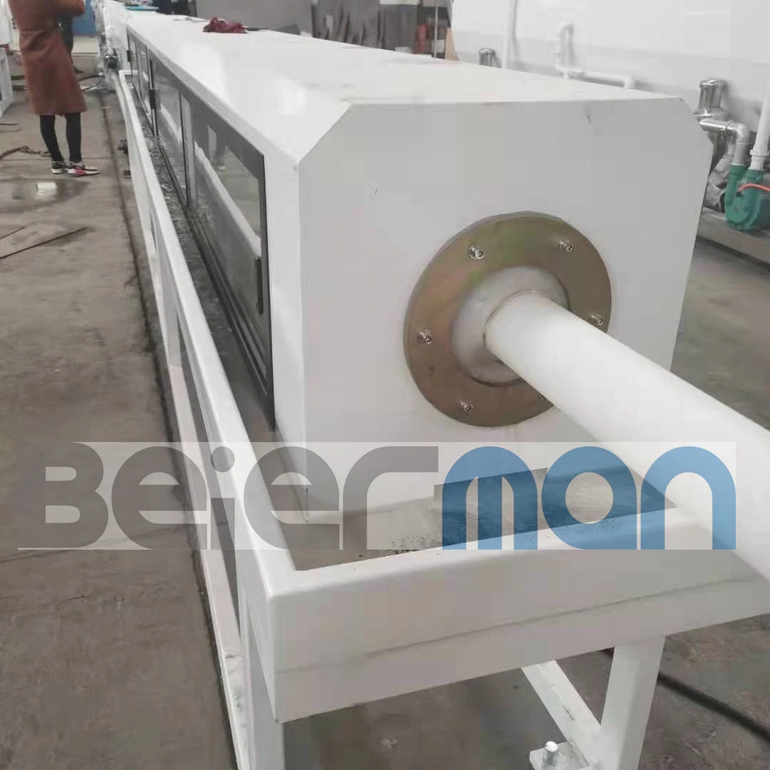 SDR17 Pressure Degree HDPE Water Supply 63mm-110mm Pipe Single Screw Extrusion Production Line PE80 Raw Material