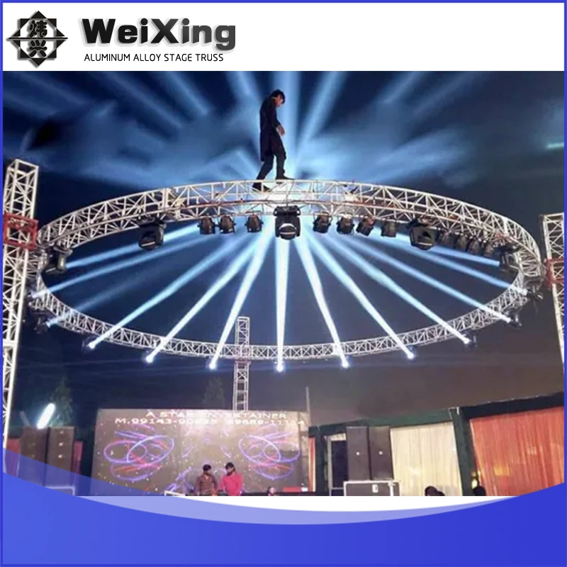 52X33X33FT, Audio System Line Array Stage Truss Eventos Aluminum Used Stock Aluminium Stage Truss for Sale Outdoor Event Stage Equipment Truss System