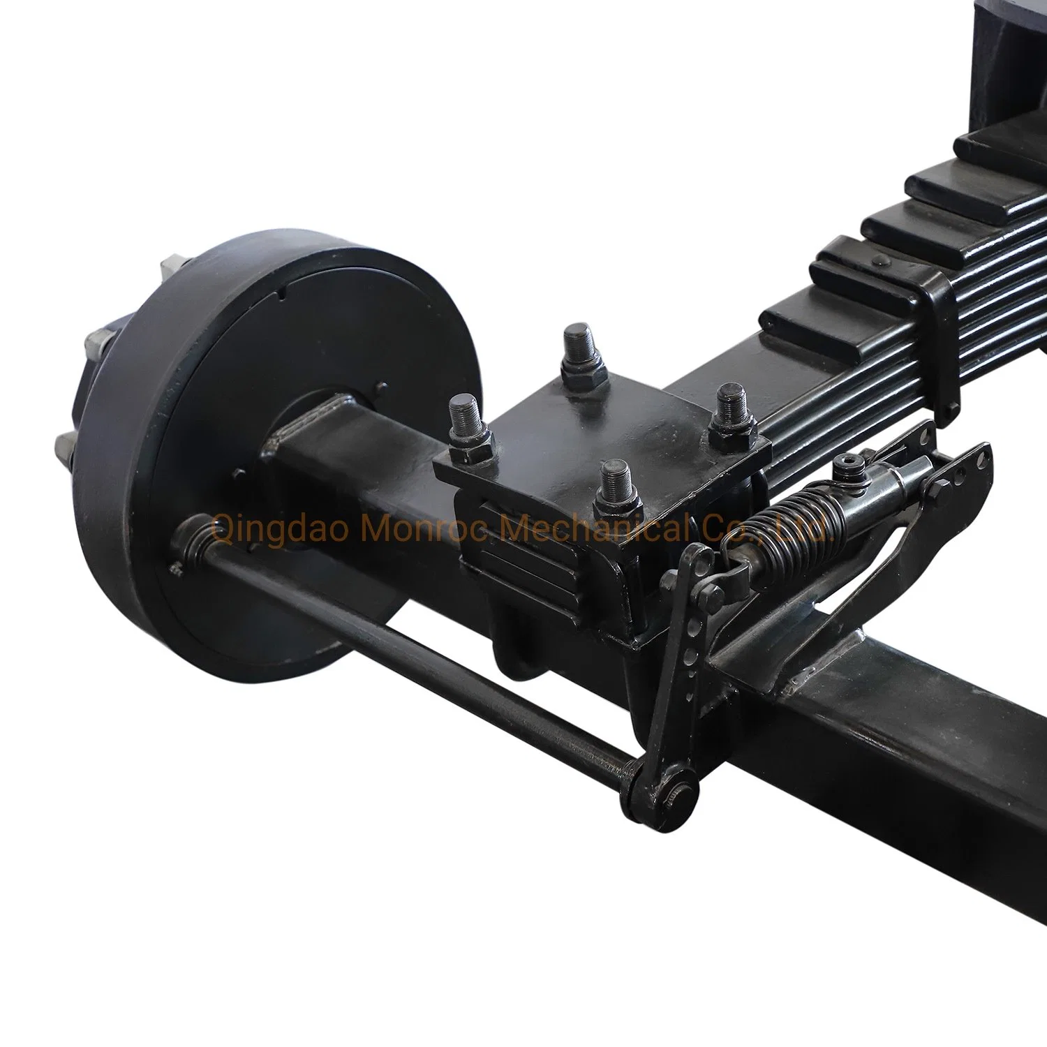 Agricultural Trailer Bogie Suspension with Steering Alxe 6-13T 80square\Leaf Spring