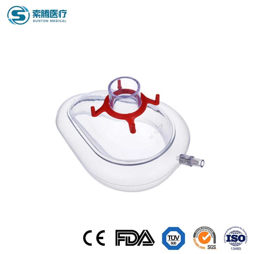 Sunton OEM Customized Other Medical Consumables Length Can Be Customized Non Rebreather Medical PVC China Anesthesia Mask Factory