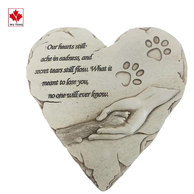 Custom Pet Memorial Stone Cat Dog Memorial Garden Decoration