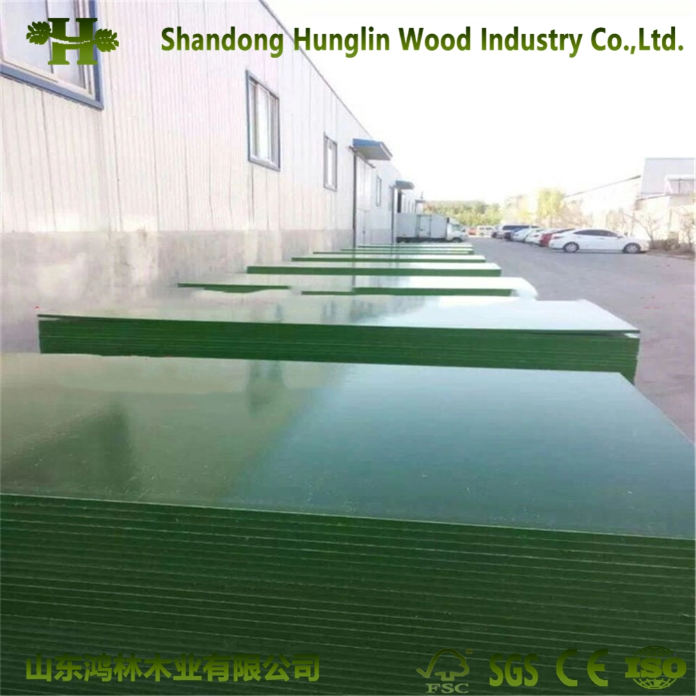 Green PP Plastic Film Faced Plywood for Concrete Construction Waterproof Plastic Plywood