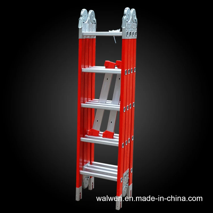 2.7m to 8.7m Meters FRP FRP Multi-Purpose Joint Ladder/Fiberglass Foldable Step Ladder