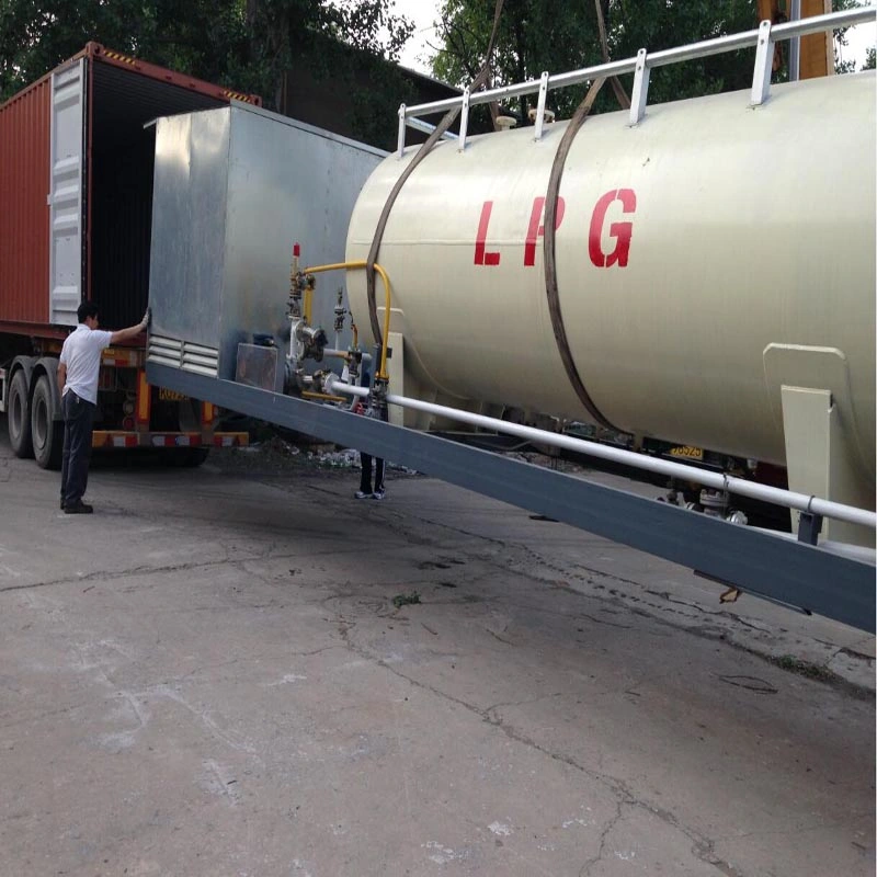 Movable Customized High Pressure Gas Trailer Storage Filling LPG Tank