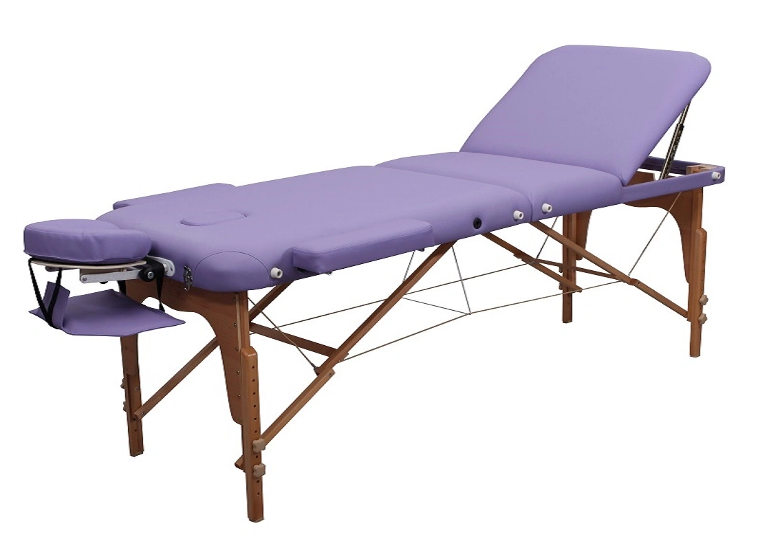 High Quality Body Thermal Massage Beauty Equipment Two Section Portable Massage Table