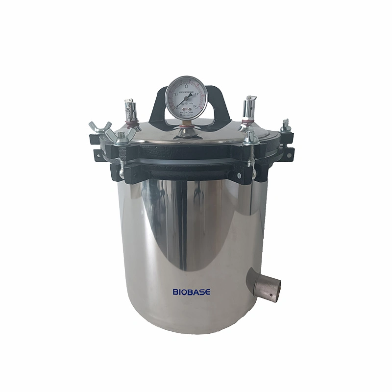 Equipos de esterilización de laboratorio BioBase Sterilizer Pressure Steam 18L Portable Autoclave