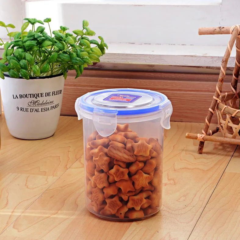 300ml 600ml 700ml 1000ml Round Shape Household Plastic Containers