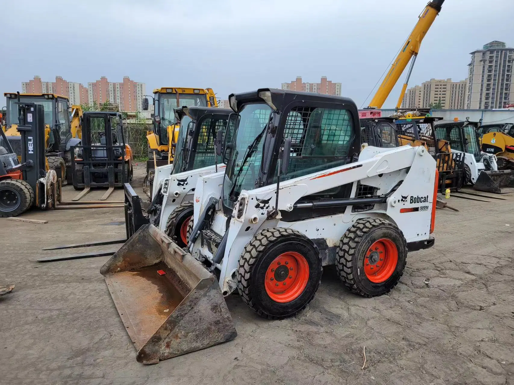 Utilisé Bobcat S550 Mini chargeur chargeur Skid Steer