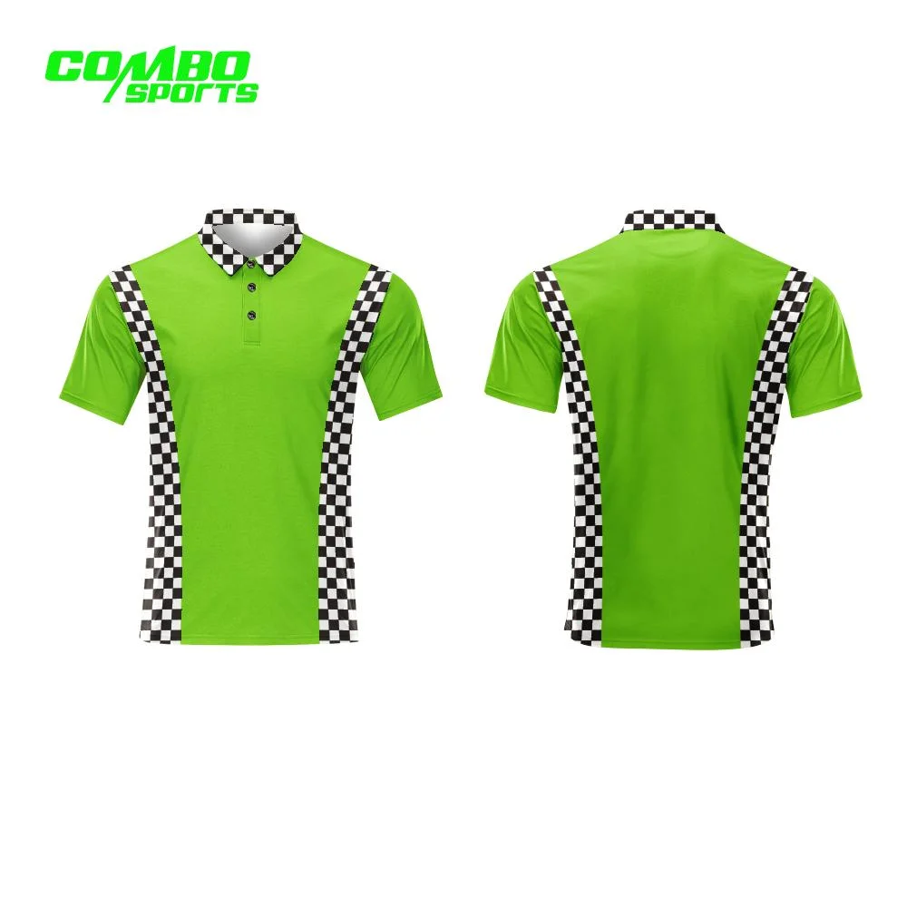 Combo Customized Herren Polyester Schnell Trocknend Sublimierte Tops Team Club Jeresy Poloshirt