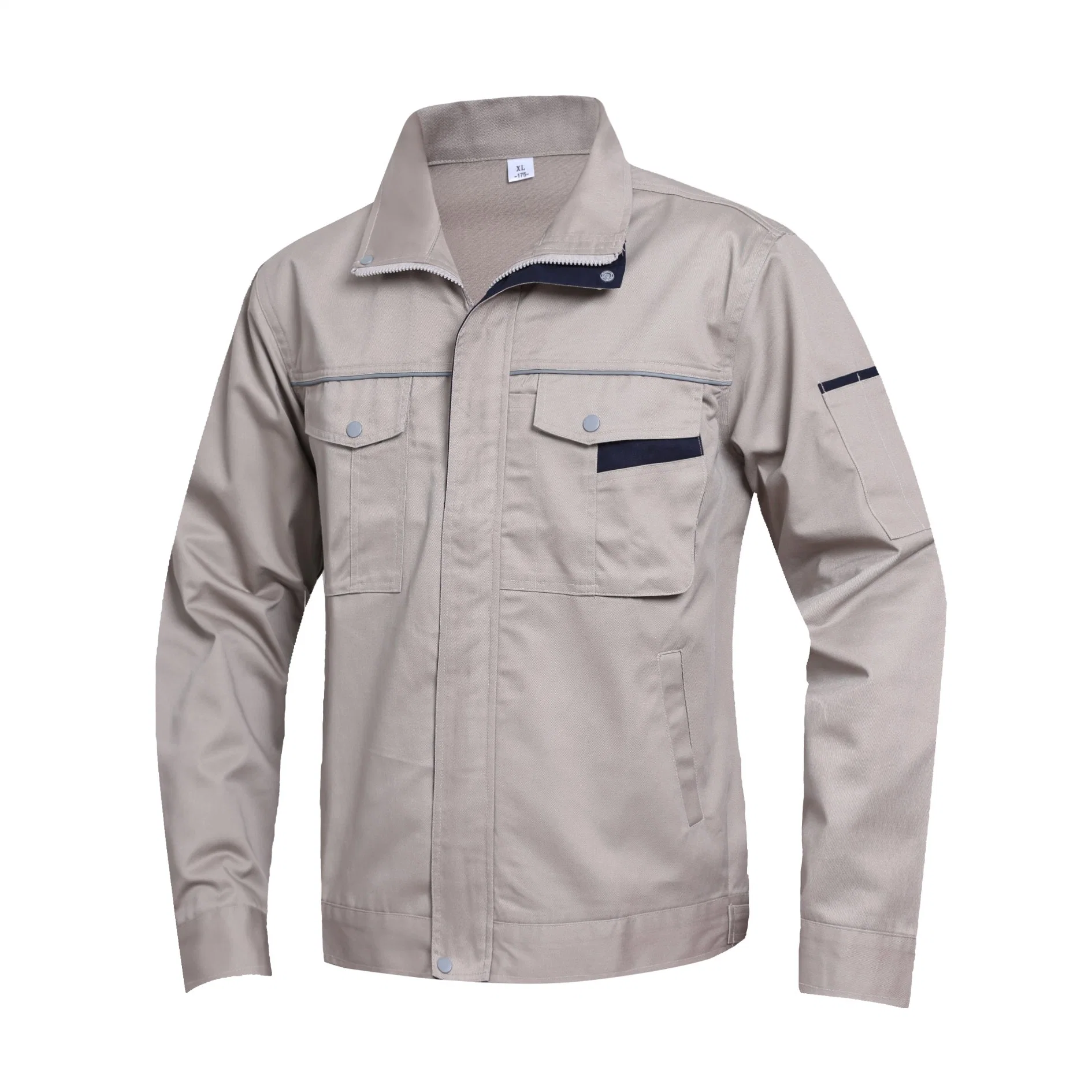 High quality/High cost performance Work Clothes and Low Price Work Coveralls 100% Polyester Safety Workwear