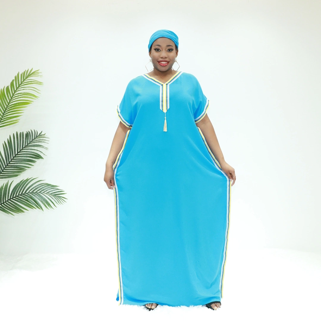 Ropa étnica 2022 Mayoristas Egipcia Abaya Sta2601f Togo Moda étnica Vestido