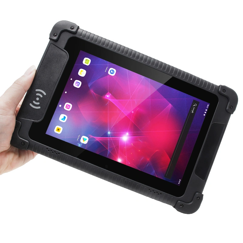 Utab T89 IP65 مقاومة للماء 8 بوصات، USB من النوع A أو NFC الكمبيوتر اللوحي الصناعي القوي Tablet Android Big Battery من منفذ RS232 الشركة المصنعة