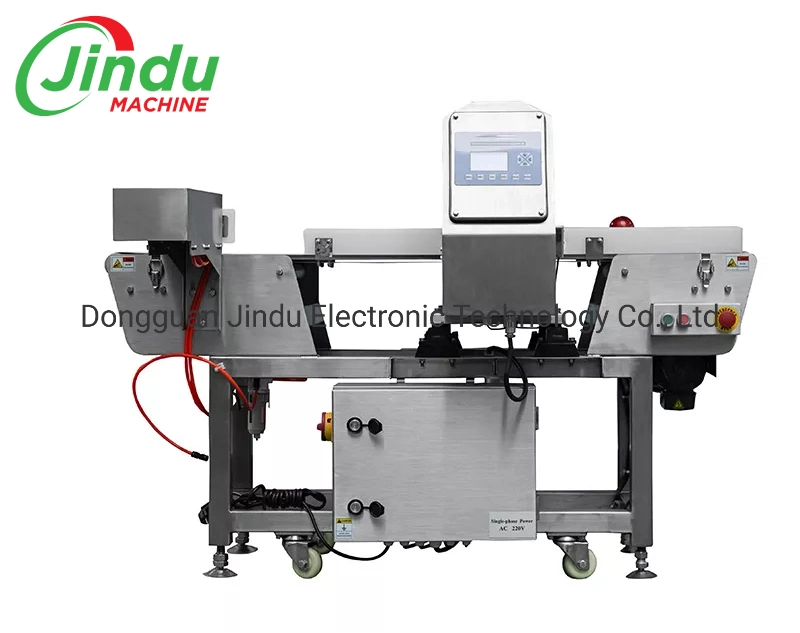 2023 Jindu la máquina de procesamiento de alimentos de la correa transportadora de detector de metales Precio