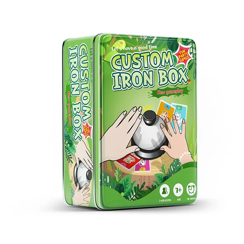 High quality/High cost performance Wholesale/Supplier Custom Metal Packing Rritish Hypertension Board Game Tin Box