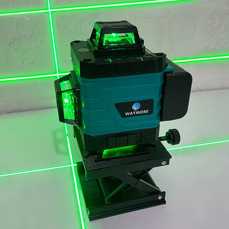 Waymore Automatic Self Leveling 360 Rotating Rotary 4D Green Laser Level