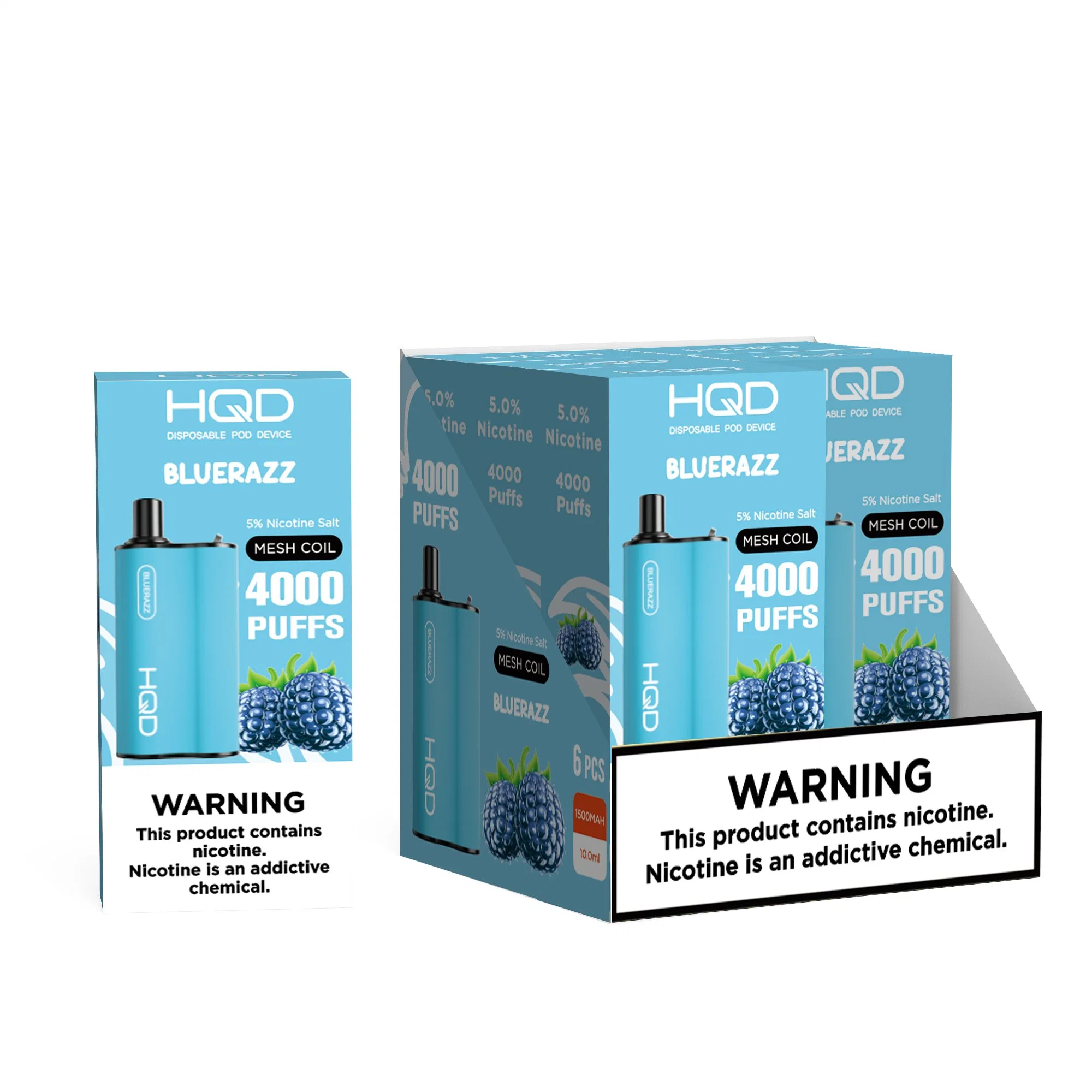 Hqd Disposable/Chargeable Vape Pen Hqd 2023 Hot-Selling E Cigarette Hqd Box 4000 Puffs in Dominican Republic Ecuador Jamaica Paraguay