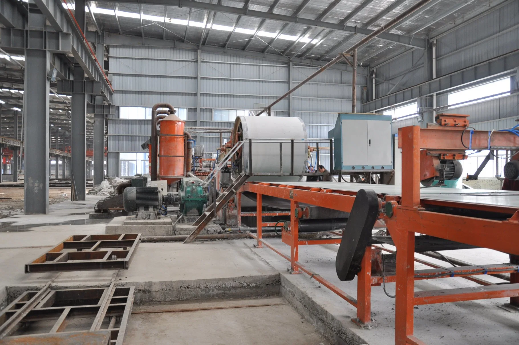 Foaming Cement Board Equipment/Wood Grain Fiber Cement Sheet Equipment