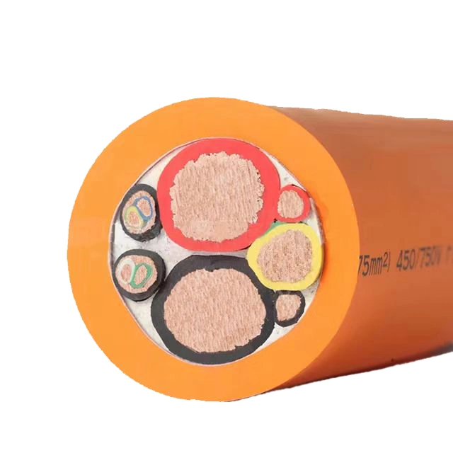 Orange Circular 2*12AWG 3*13AWG Orange PVC Jacket Electricti Equipment Electric Cable