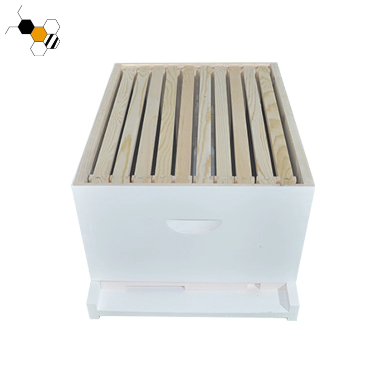 La madera de color blanco de 2-4 capas de la Abeja de verificación de la Colmena Langstroth