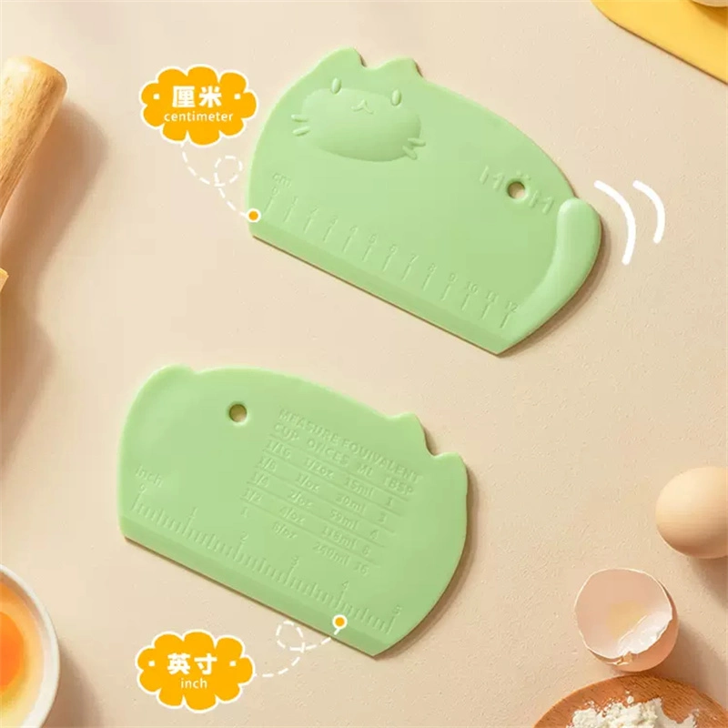 Couteau à découper pour la cuisine, grattoir en silicone, outil de cuisson