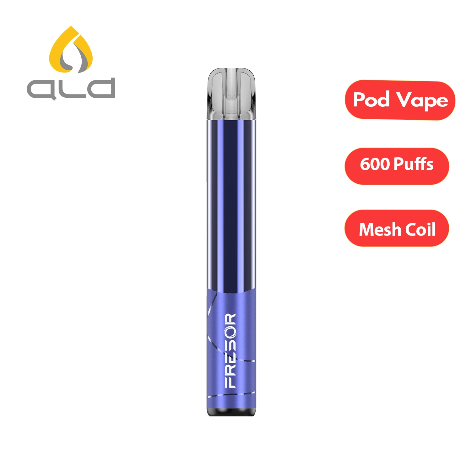 Fresor Nova Crystal E-Cig con 600 inhalaciones Tpd Pure Taste compatible y más disparos