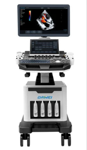 Диагностика медицинское оборудование стола передвижного цветового доплера портативный 4D ультразвукового сканера по правам