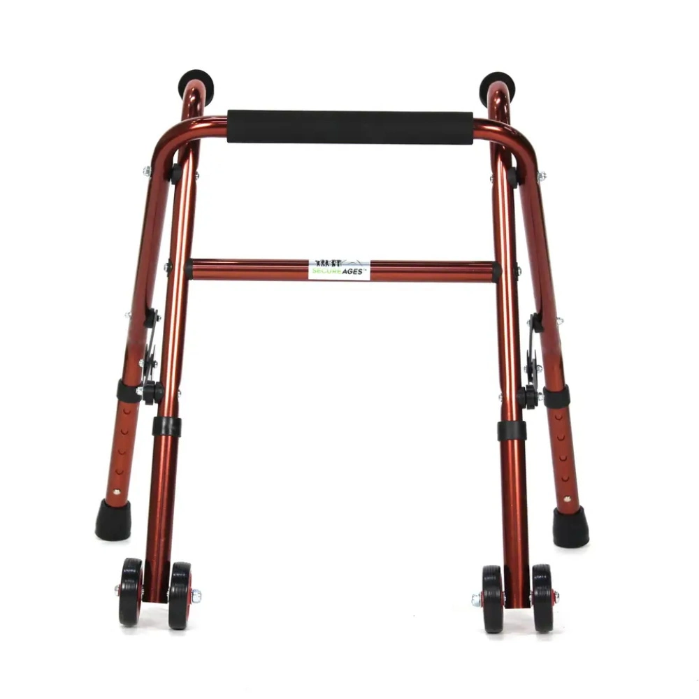 Dispositivos médicos e suprimentos Walking Aids Aluminium Walker for Disabled (Desabilitado)