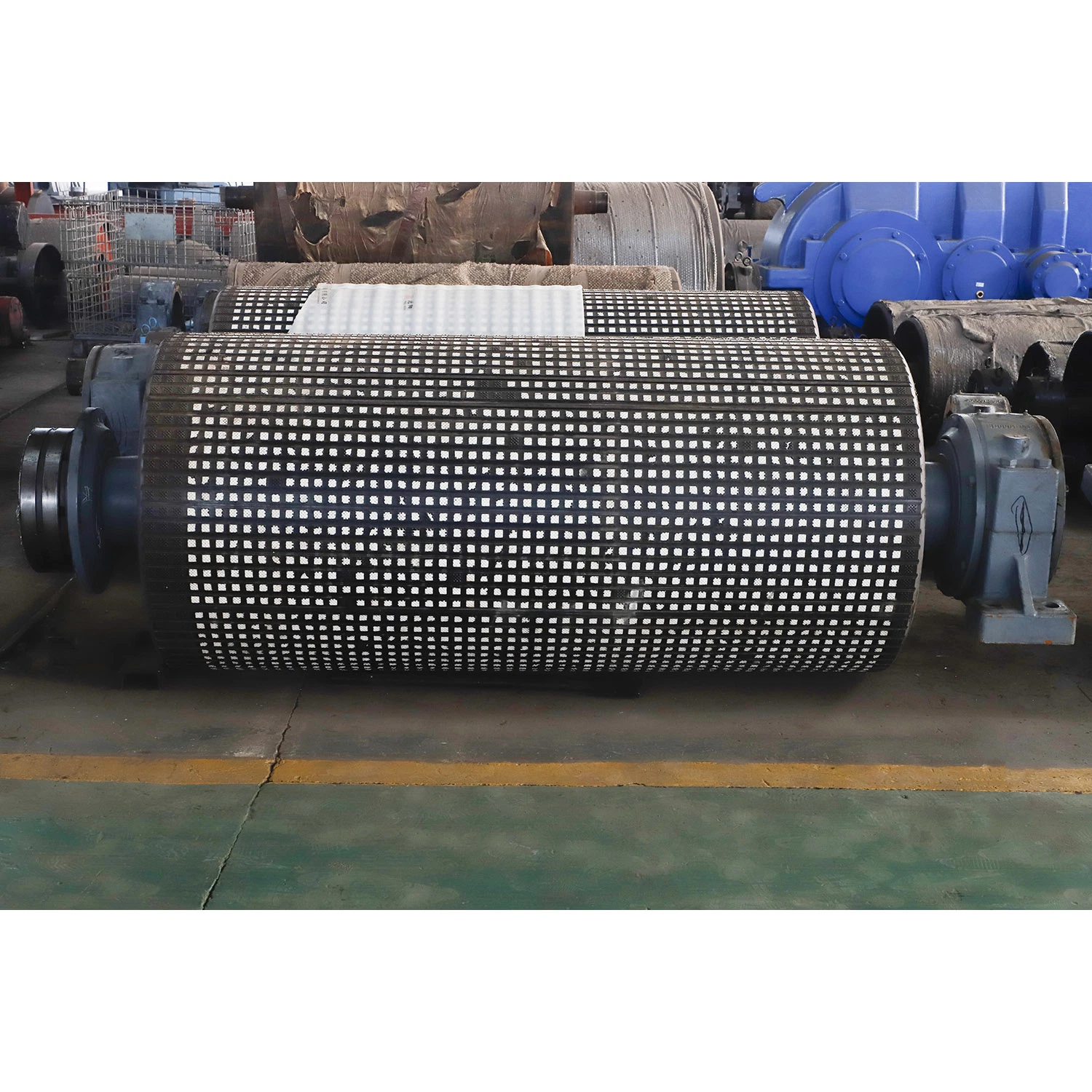 as Belt Conveyor Plain Drive Pulley for Copper Mine