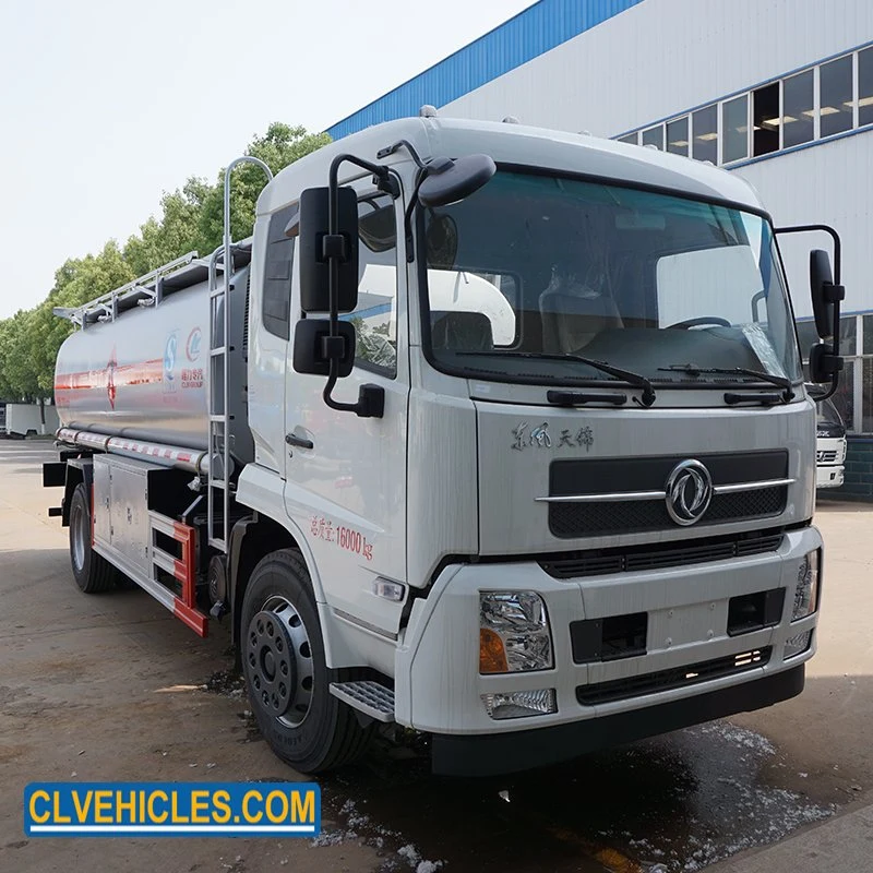 Dongfeng Tianjin 14000L Llenado de aceite de carretilla Carretilla de llenado del tanque de combustible