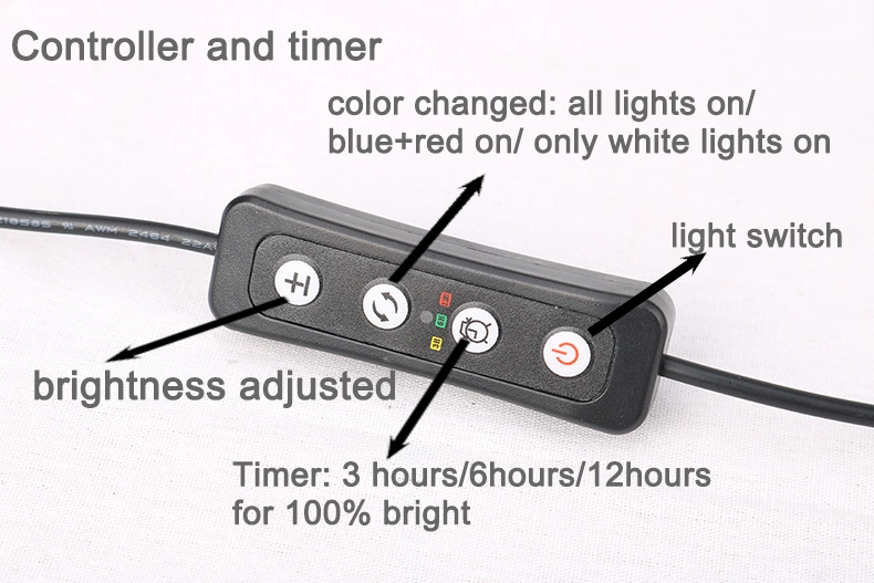 LED 30W de luz de Acuario con temporizador y dimero