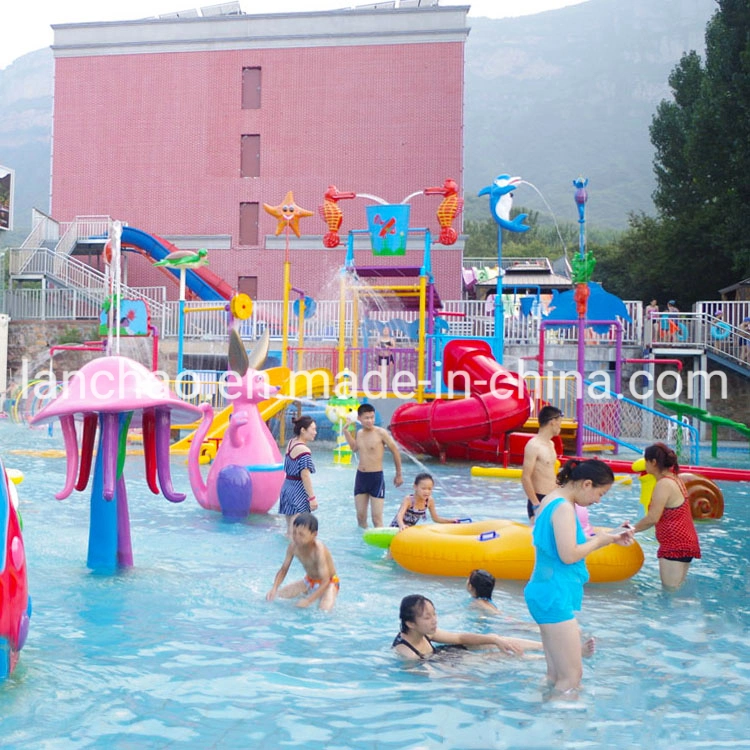 Oceanic Water House Kids Outdoor Playground Splash Theme Park Equipment