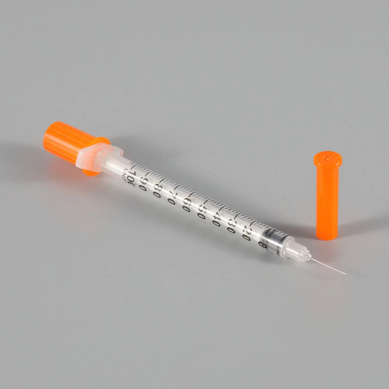 Disposable Medical Insulin Syringe U100 U50 U40 U30 in Different Size