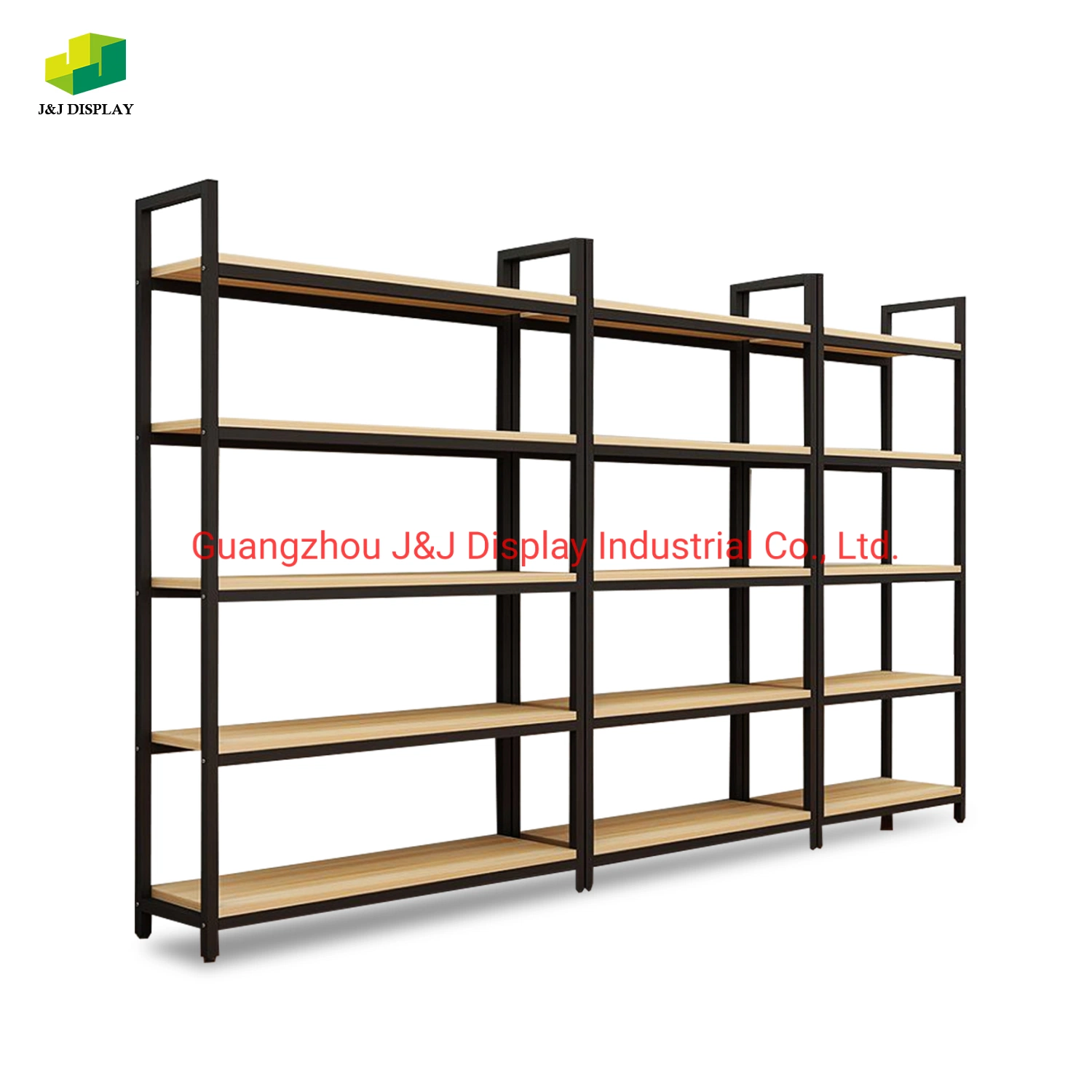 Customized Floor Standing Metal Wire Display Stand with Wheels