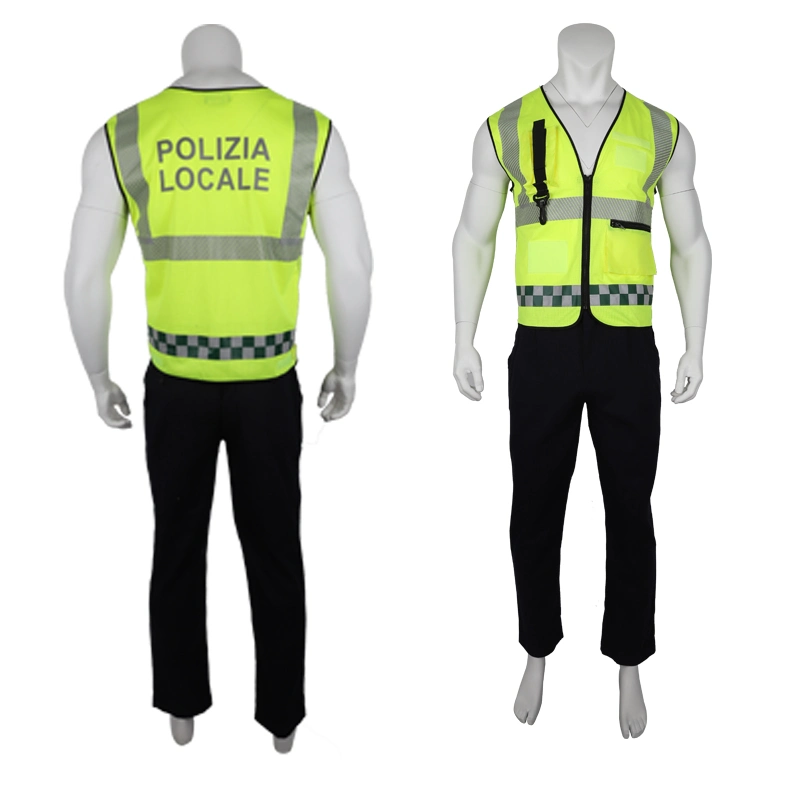 Customized High Visibility Reflective Mesh Vest with CE for Police