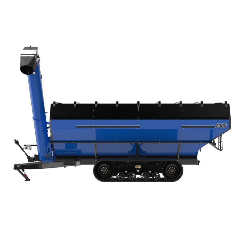 Dual Axis Dump ATV Farm Tractor Mini Tiller Forklift Cargo Grain Trailer Crawler Grain Carrier