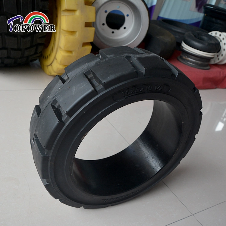 High quality/High cost performance Press on Solid Tires 16X5X10 1/2 for Tow