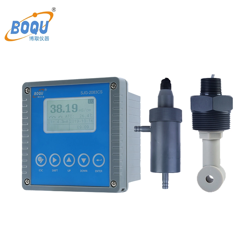 Boqu Sjg-2083CS Rubber Factory Water Sodium Hydroxide Online Acid and Alkali Concentration Meter/Controller