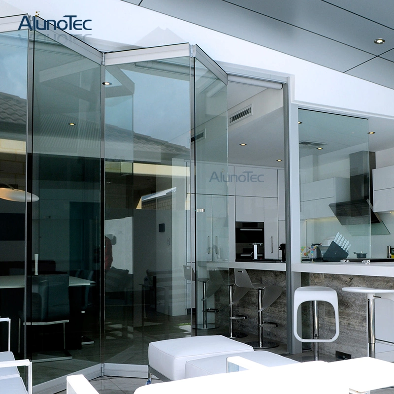 Interior or Exterior Easy Maintenance Floating Glass Bi-Folding Door Accessories