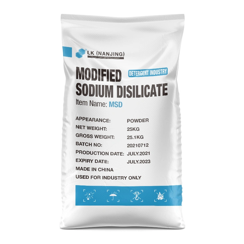 MSD 95% Modified Sodium Di-silicate for Phosphors-Free Laundry Powder