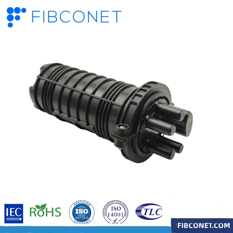 FTTH 24 Cores Waterproof Outdoor 1in 4 out ABS/PP/PC 24/72/48/96 Cores Optical Fiber Optic Splice Closure