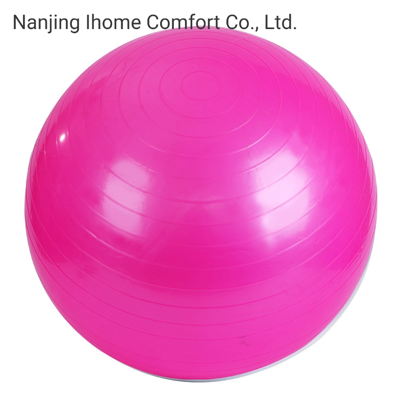 CE ISO Approved Exercise Gym Anti-Burst Inflatable Custom Logo PVC Balance Pilates Yoga Ball