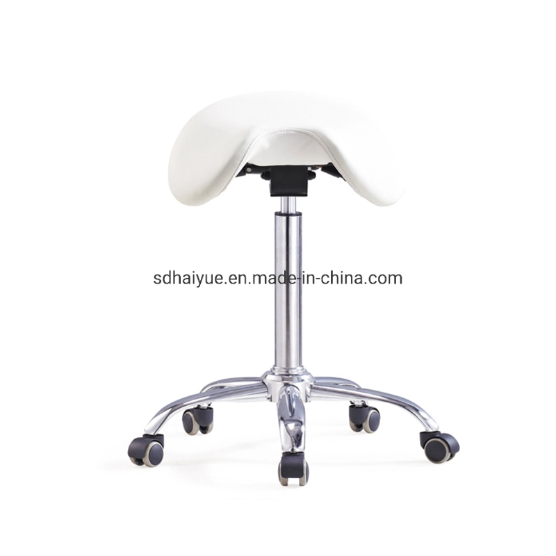 Height Adjustable Beauty Nail Salon Master Saddle Stool