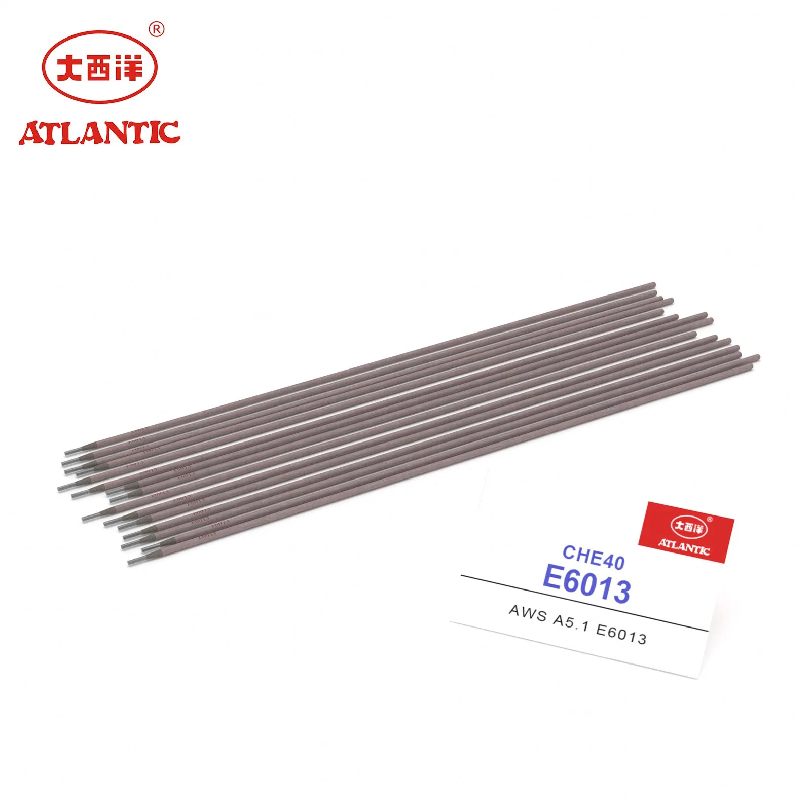 Venta de fábrica del Atlántico E6013 de electrodos de soldadura de varilla de soldadura