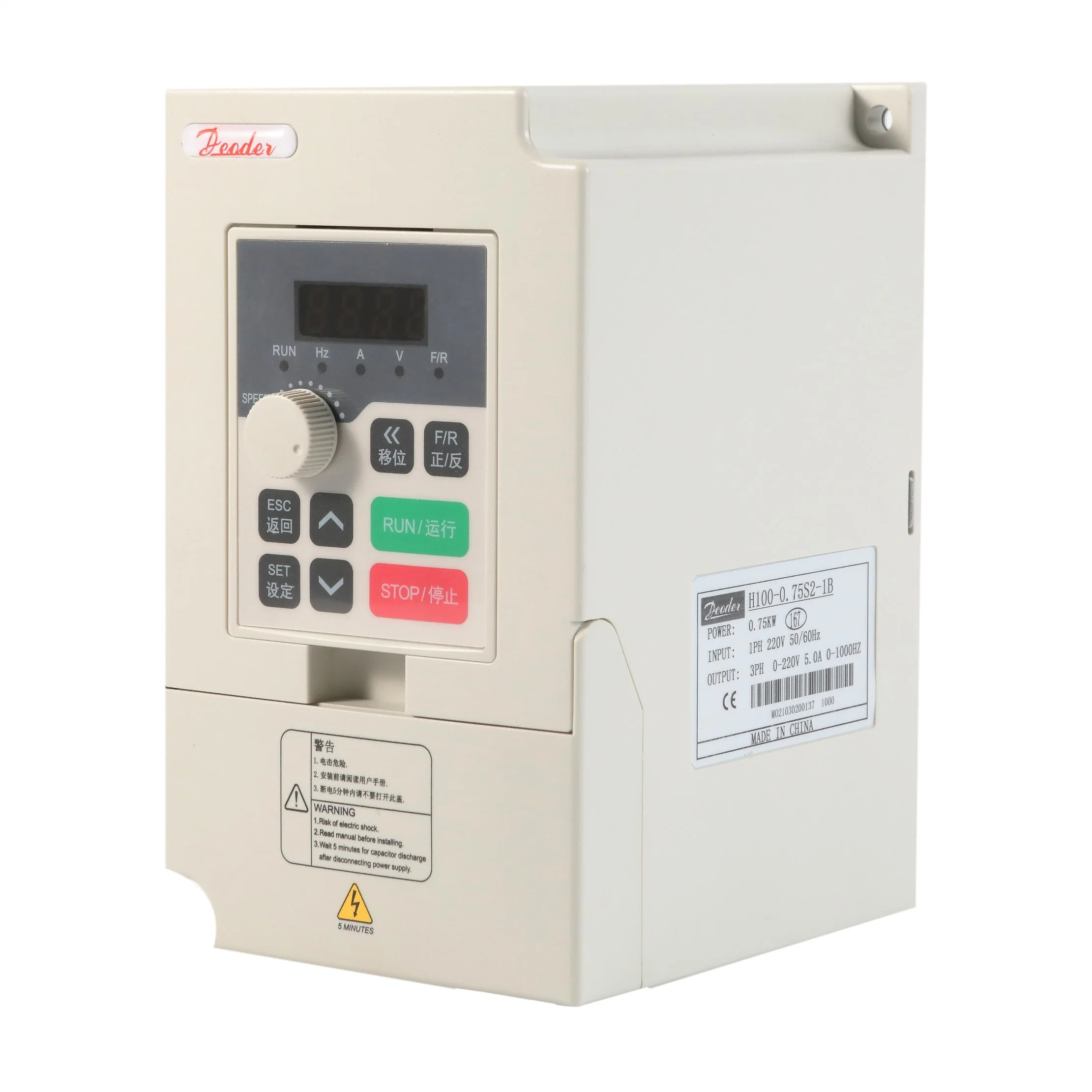 Torque Control Heavy Duty Three Phases 380V VFD with LCD Removable Keypad