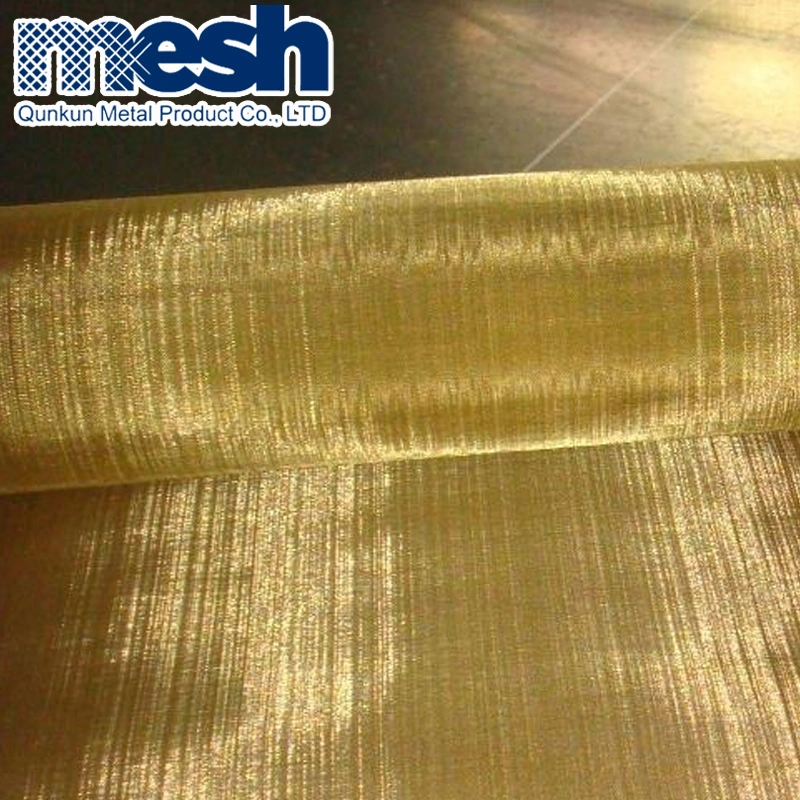 EMI Shielding Magnetic Material 50 Mesh Brass Wire Cloth for Us Marketing