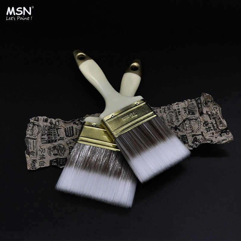 Bristle Brush Plastic Handle Personalized Paint Brush